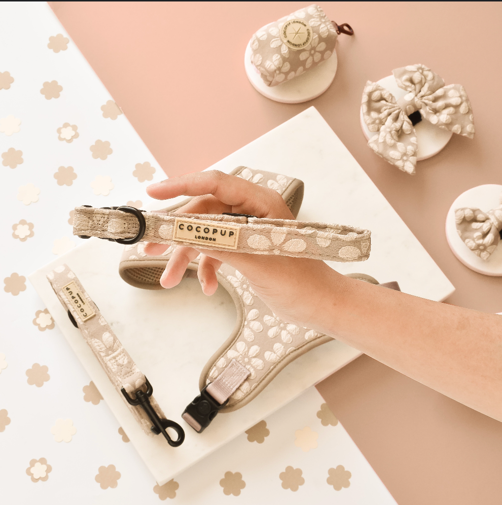 Cocopup Collar - Mocha Flower