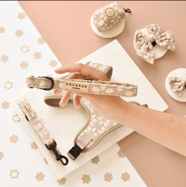 Cocopup Collar - Mocha Flower