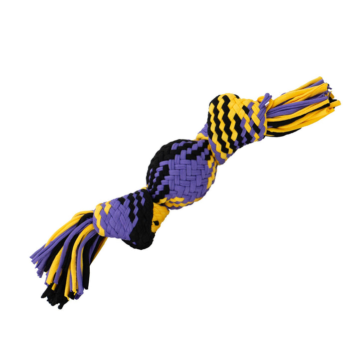 Play Time For Dogs Squeaky T-Shirt Rope Ball