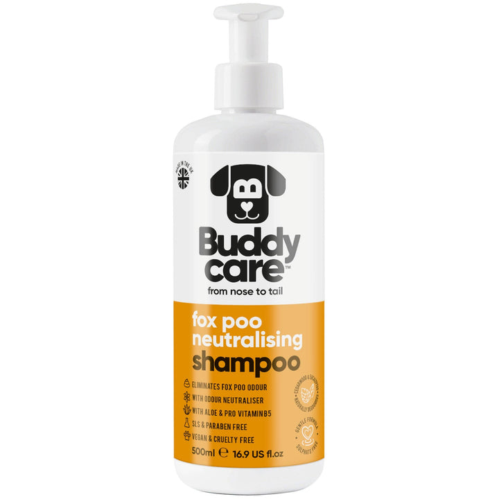 Buddycare Dog Shampoo - Fox Poo - 500ml / 16.9 fl oz