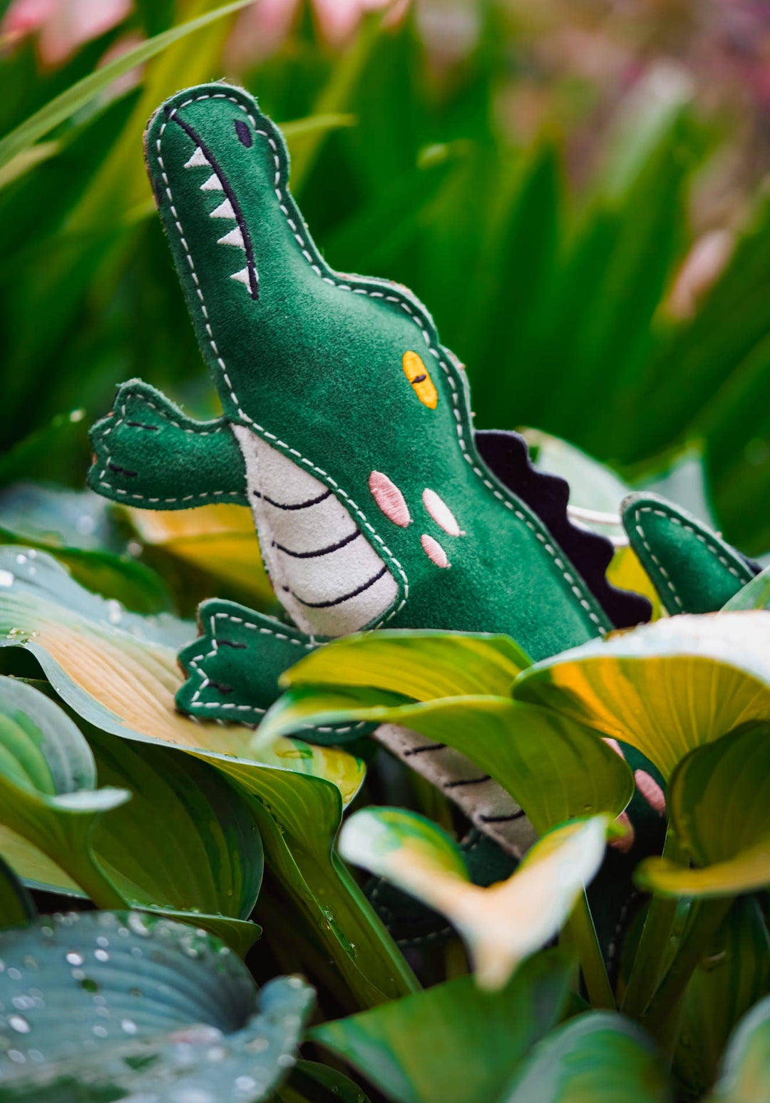 Aurora Paws Clive the Crocodile Eco Dog Toy