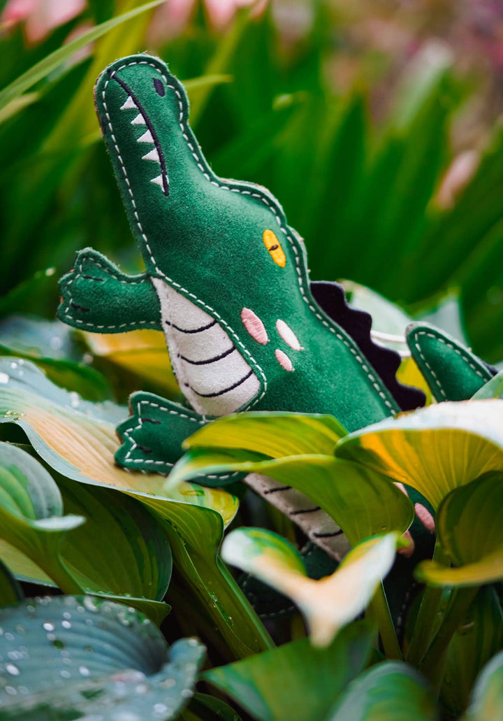 Aurora Paws Clive the Crocodile Eco Dog Toy