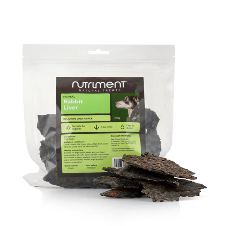 Nutriment Primal Rabbit Liver 200g