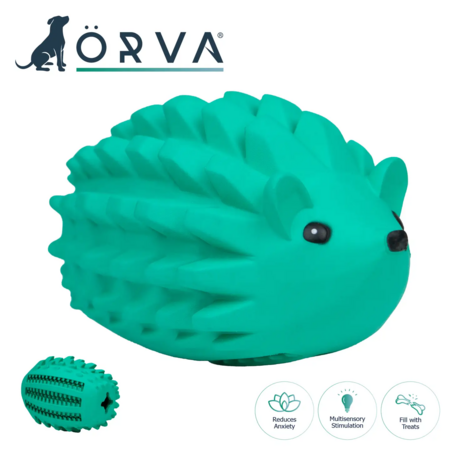 Orva Tuff Stuff Hedgehog Treat Toy