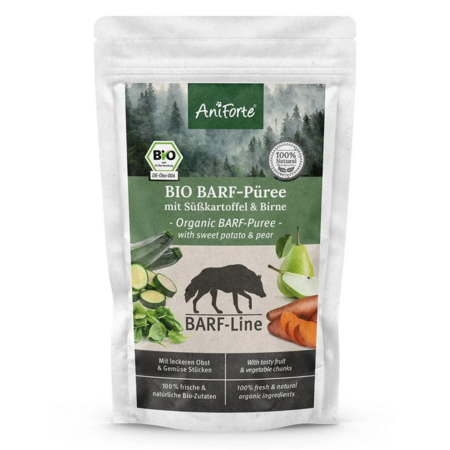 AniForte Organic Puree Sweet Potato & Pear 150g