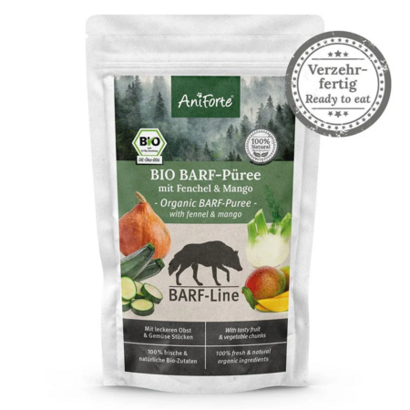 AniForte Organic Puree Pumpkin Fennel & Mango 150g