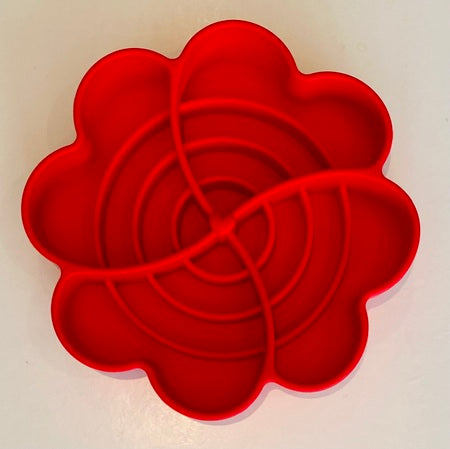 Blooming Lovely Enrichment Bowl (Ruby Red)