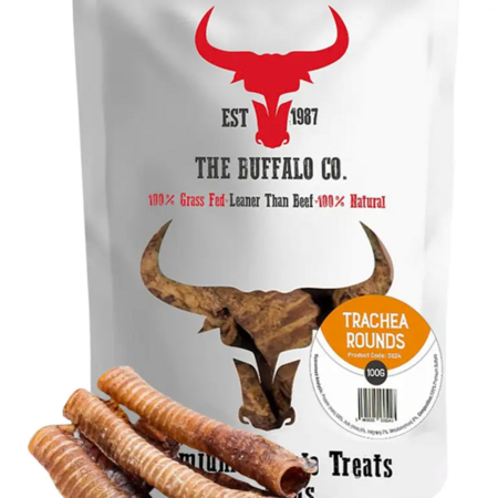 The Buffalo Co. Buffalo Trachea Rounds 100g