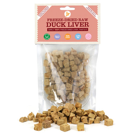 JR Freeze-Dried Raw Duck Liver Treats 50g