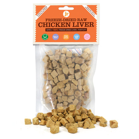 JR Freeze-Dried Raw Chicken Liver Treats 50g