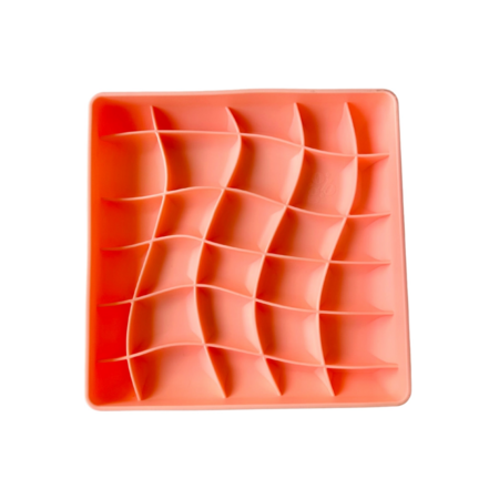 Ollie B Good Wavies Slow Feeder (Salmon)