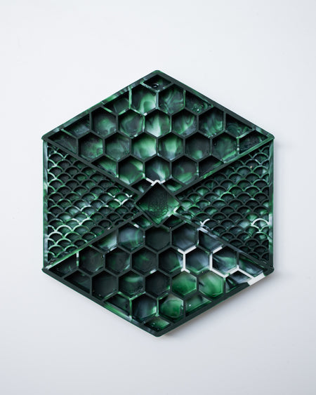 Lievick Lickmat (Green and White Marble)