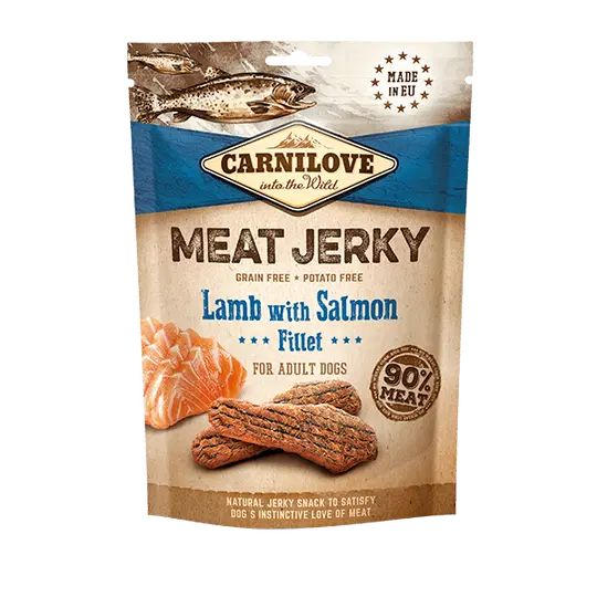 Carnilove Lamb with Salmon Fillet Meat Jerky 100g