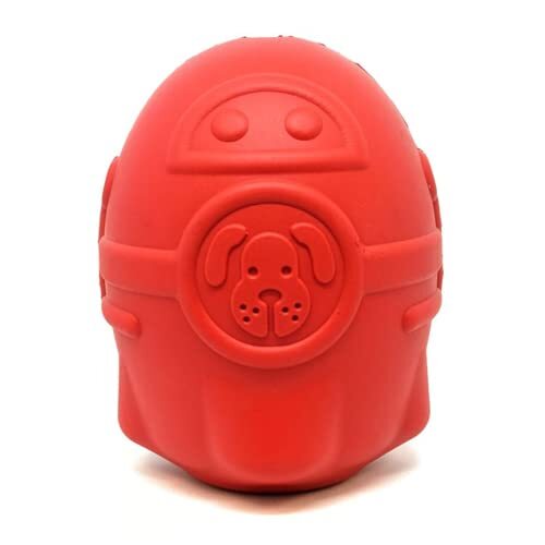 Sodapup Spotnik Rocket Man Rubber Chew Toy & Treat Dispenser