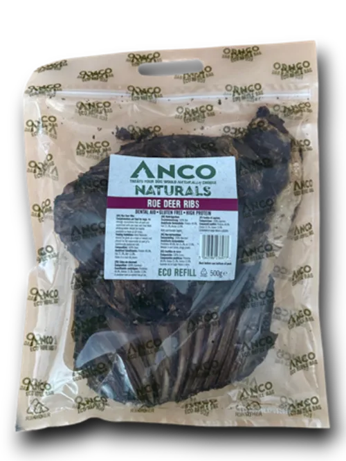 Anco Naturals Roe Deer Ribs 500g