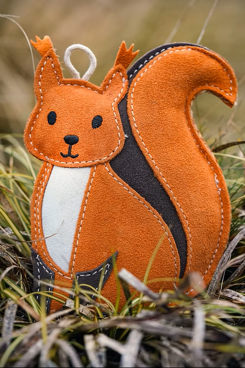 Aurora Paws Hazel the Red Squirrel (Catnip Infused) Eco Toy