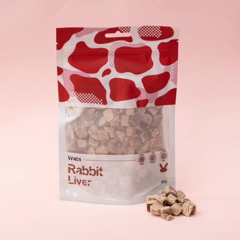Waita Freeze Dried Rabbit Liver 60g