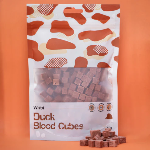 Waita Freeze Dried Duck Blood Cubes 50g