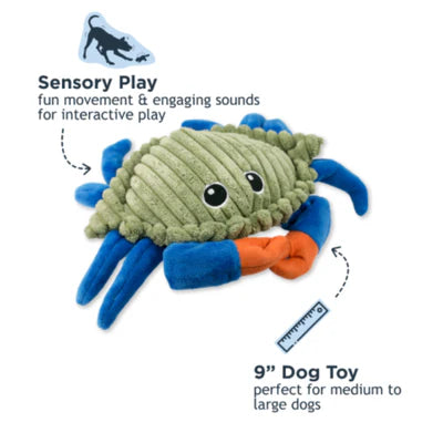 Tall Tails Plush Animated Crab