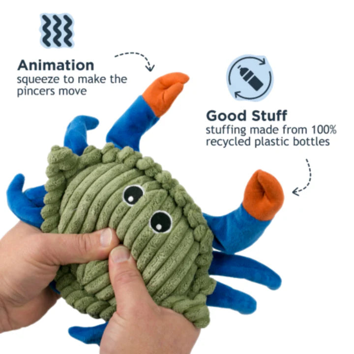Tall Tails Plush Animated Crab
