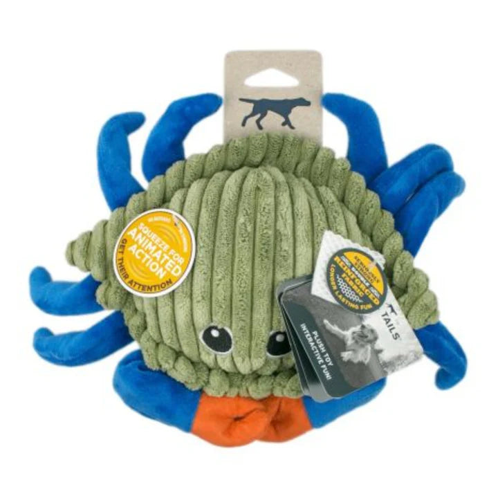 Tall Tails Plush Animated Crab