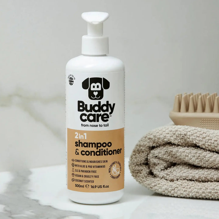 Buddycare 2in1 Shampoo & Conditioner - Coconut - 1L / 33.8 fl oz