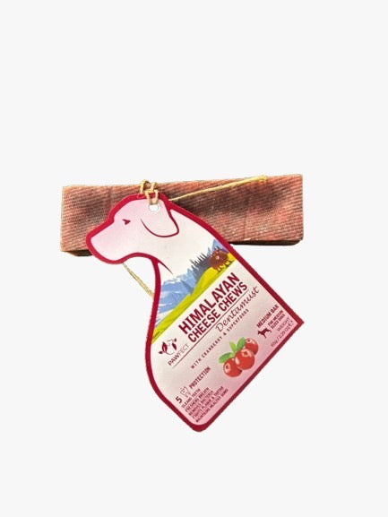 Pawfect Himalayan Cheese Chew Cranberry (Large)