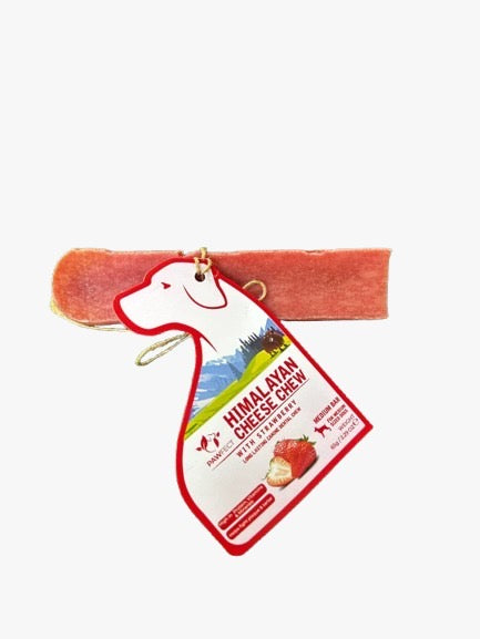 Pawfect Himalayan Cheese Chew with Strawberry (Large)