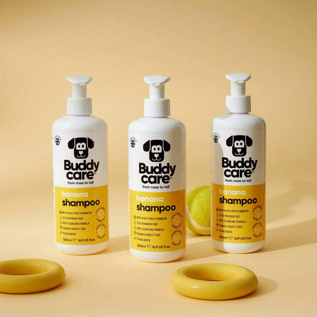 Buddycare Dog Shampoo - Banana - 500ml / 16.9 fl oz