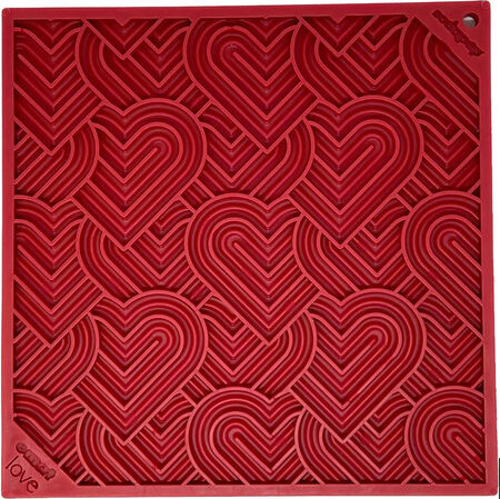 Sodapup Hearts eMat Enrichment Lick Mat
