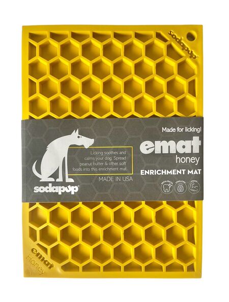 Sodapup Honeycomb eMat Enrichment Lick Mat (Small)