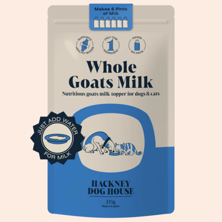 Hackney Dog House Whole Goats Milk 225g