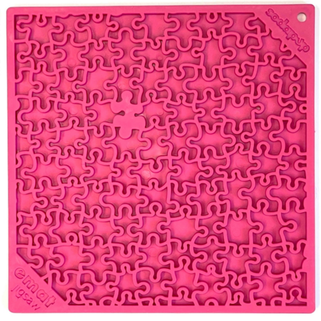 Sodapup Jigsaw eMat Enrichment Lick Mat (Pink)
