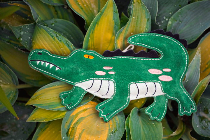 Aurora Paws Clive the Crocodile Eco Dog Toy