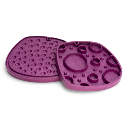 West Paw Feast Mat Tropic Red Bubbles