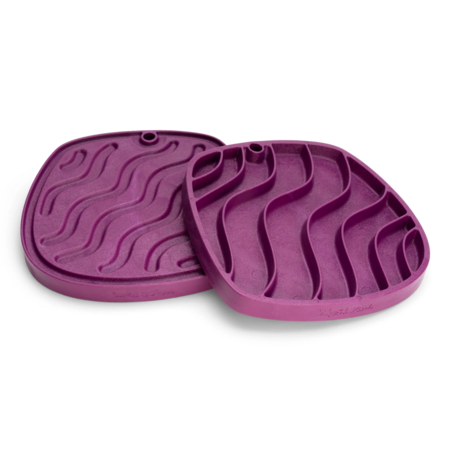 West Paw Feast Mat Tropic Red Wave
