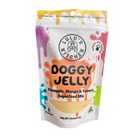 Lulu's Kitchen Pineapple, Mango & Turmeric Superfood  Doggy Jelly 100g