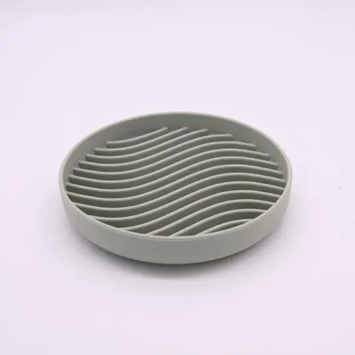 Wavy Slow Feeder Bowl (Grey)