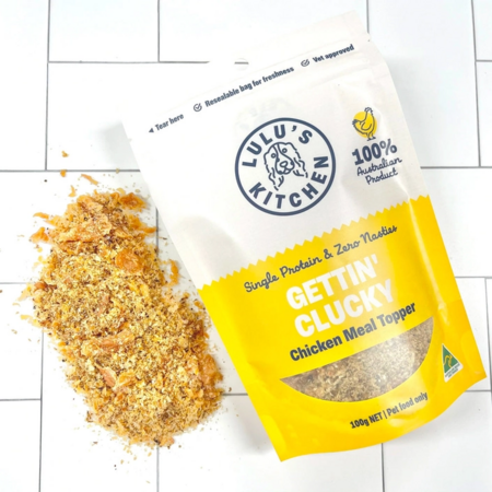 Lulu's Kitchen Gettin' Clucky Chicken Meal Topper 100g