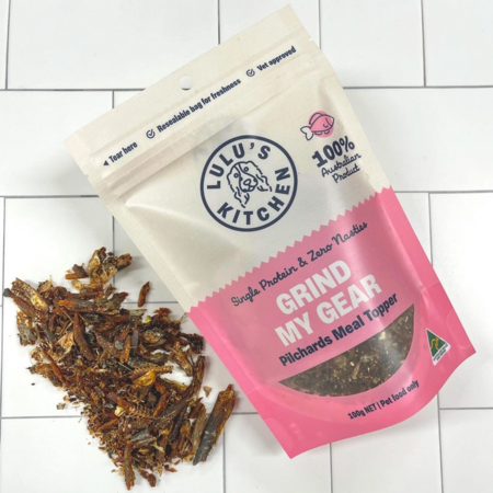 Lulu's Kitchen Grind My Gear Pilchards Meal Topper 100g
