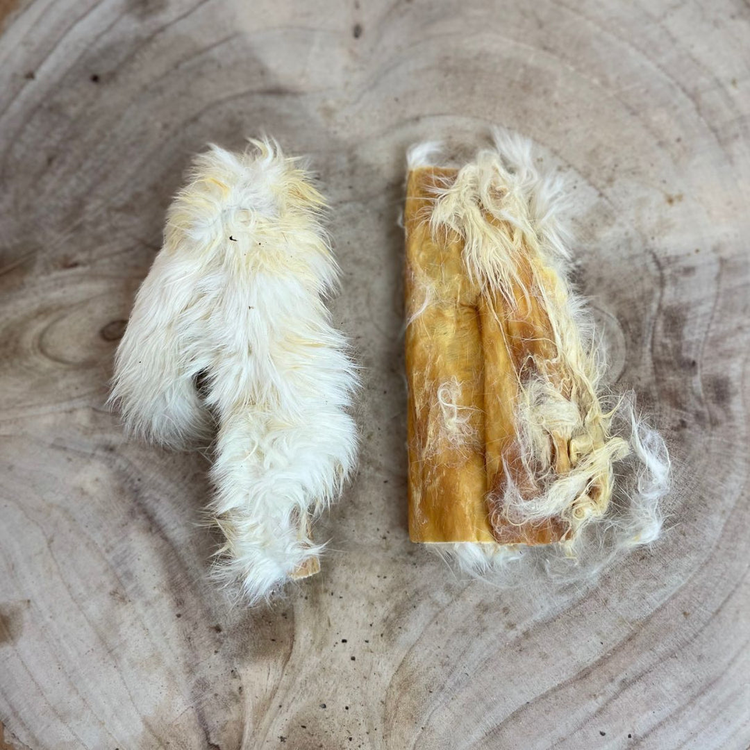 Hairy Rabbit Skin (approx. 15cm)