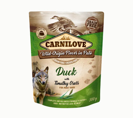 Carnilove Duck with Timothy Grass Pate 300g