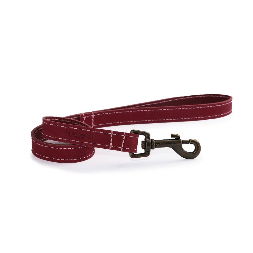 Timberwolf Leather Lead - various colours- 1m x 19mm