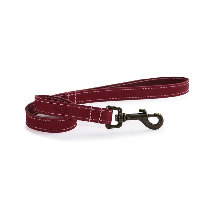 Timberwolf Leather Lead - various colours- 1m x 19mm