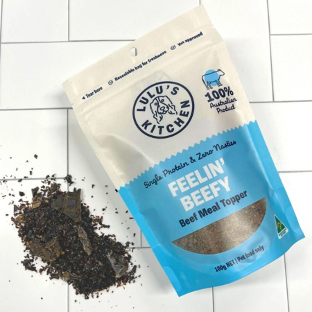 Lulu's Kitchen Feelin' Beefy Beef Liver Meal Topper 100g