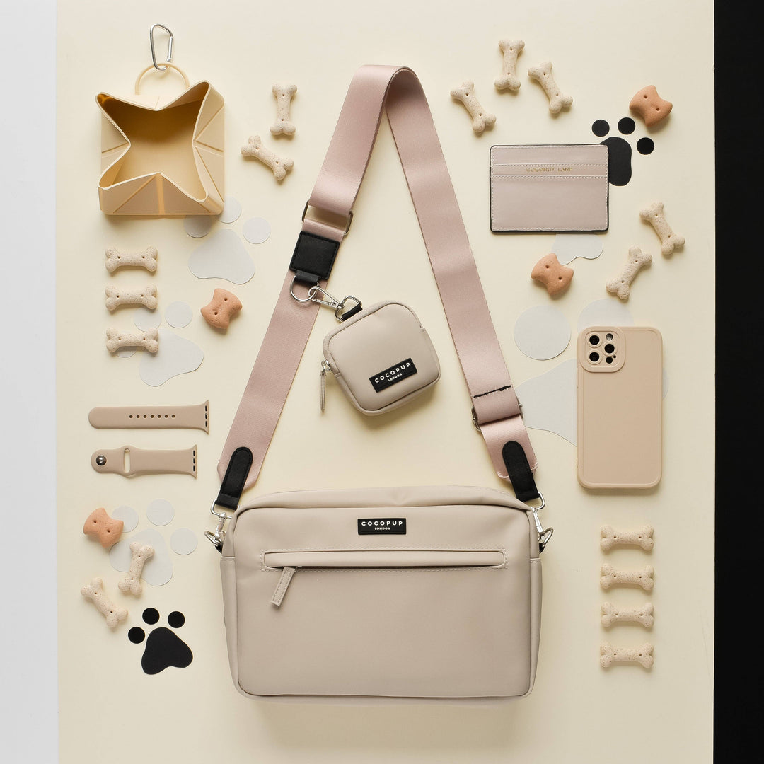 Cocopup Large Dog Walking Bag - Caramel Latte