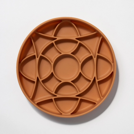 Dogged Circulo Slow Feeder Bowl (Nutmeg)