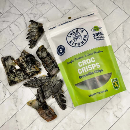 Lulu's Kitchen Croc Crisps Crocodile Chips 100g