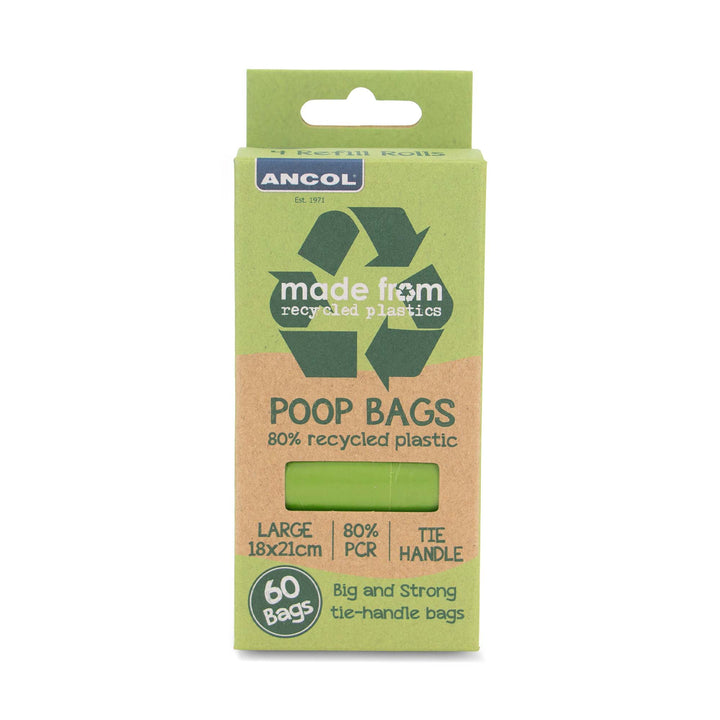Made From Recycled Poo Bags - 4 rolls - 60 bags