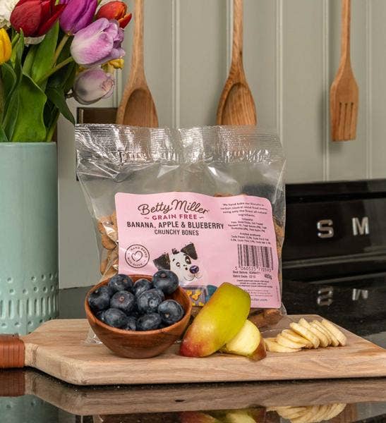 Betty Miller Grain-Free Banana, Apple & Blueberry Bones 400g